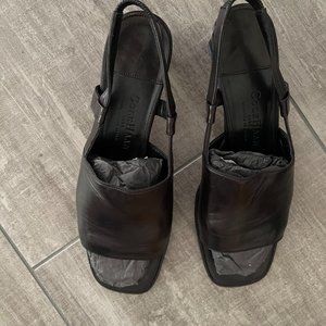 Cole Haan black leather sandals
